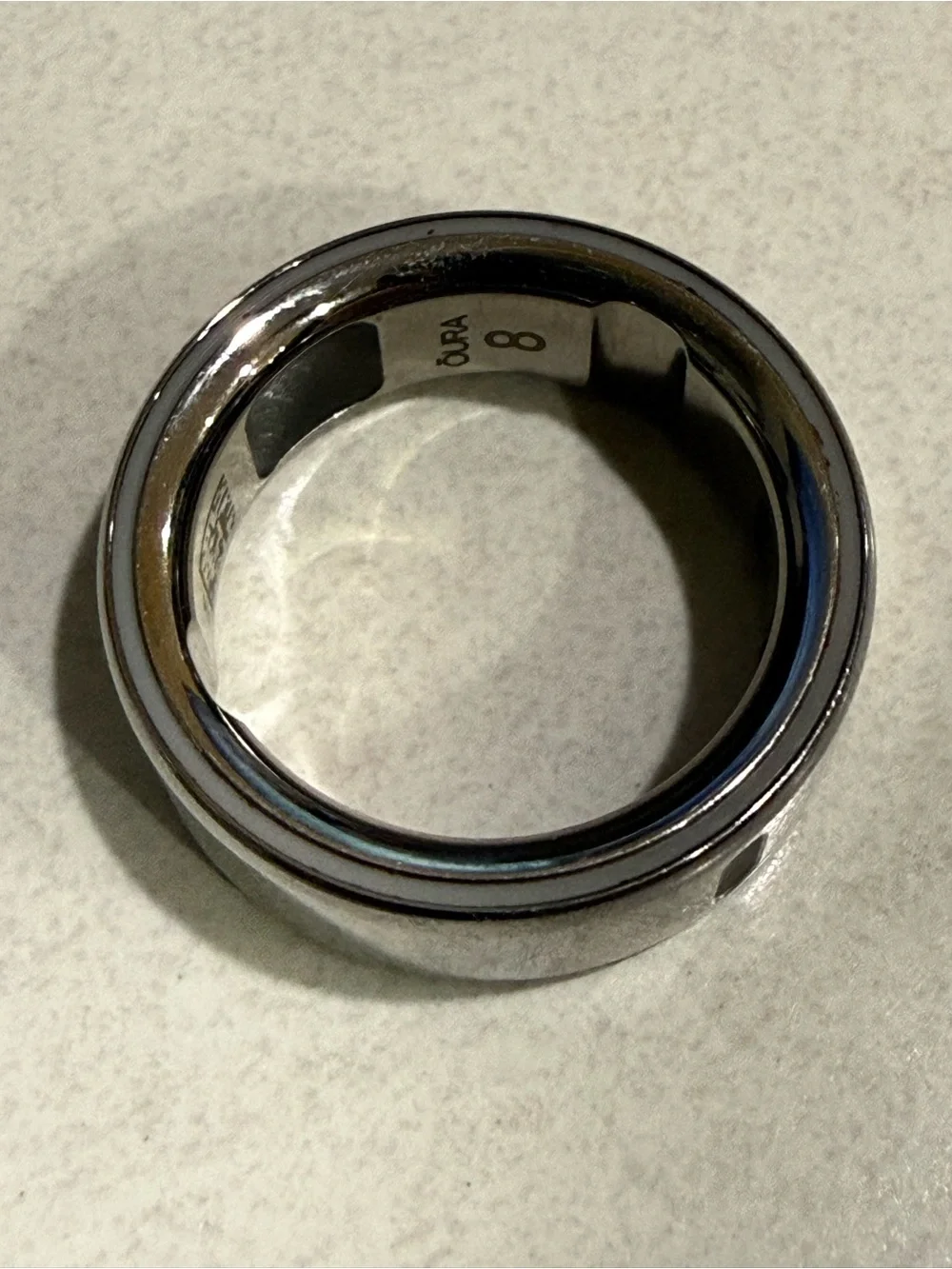 Oura Ring 4 - Silver/Size 8